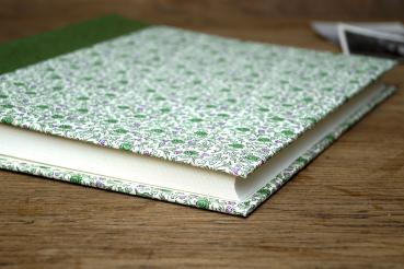 Fotoalbum grün flieder "Lissi", Rosen, romantisches Album